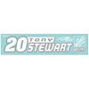 Tony Stewart # 20 White Decal
