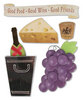 Winery Stacked Stickers by Karen Foster