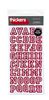 Letterman Crimson Flocked Chipboard Thickers by American Crafts