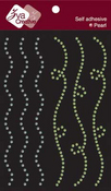 Soft Blue & Lime Pearl Doodles - Self-Adhesive Pearls