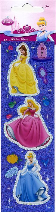 disney princess sticker value pack 16 sheets stickers