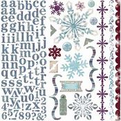 Snowy Serenade Combo Stickers by Bo Bunny