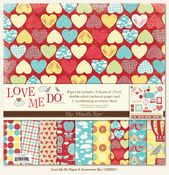 Love Me Do  & Accessories Kit 12x12 Paper - My Mind's Eye