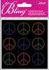 Peace Seals Bling  Stickers - Jolee's All That Bling