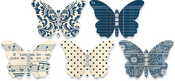 Navy Embellished Butterflies - Jenni Bowlin Studio