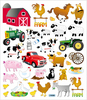 On The Farm Stickers