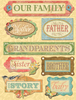 Family Words Grand Adhesions Stickers