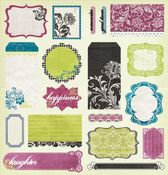 Bayberry Cottage Punch-Outs Die Cut Tags by Pink Paislee