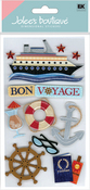 Bon Voyage Cruise 3D  Stickers - Jolee's Boutique