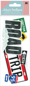 Road Trip 3D Title  Stickers - Jolee's Boutique