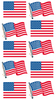 Waving Flags Sticko Stickers