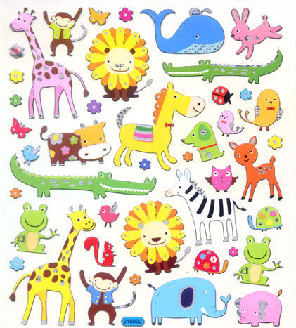 Animals: Stickers Galore