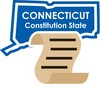 Connecticut STATE-ments Plate Sticker by Karen Foster