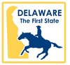 Delaware STATE-ments Plate Sticker by Karen Foster