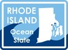 Rhode Island STATE-ments Plate Sticker by Karen Foster