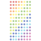 Dots Pastels Epoxy Stickers