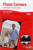 Black Photo Corners - Scrapbook Adhesives