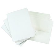 White Greeting Cards With Matching Envelopes 5.25 x 4.5
