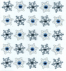 Snowflake Repeats Jolee's Boutique Holiday Stickers