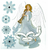 Winter Angel Jolee's Boutique Holiday Stickers
