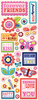 Simply Sweet Adhesive Chipboard Stickers
