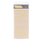 Banana Sunny Alpha Thicker Stickers - American Crafts