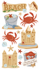 Beach And Crabs Stickers - EK Success