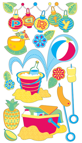 Beach > Beach Party Stickers - EK Success: Stickers Galore