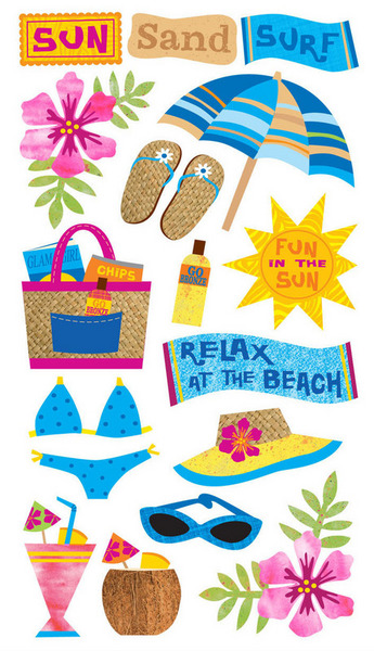Beach > At The Beach Stickers: Stickers Galore