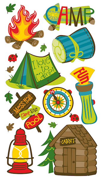 Camping & Hiking > Camping Sticko Stickers: Stickers Galore