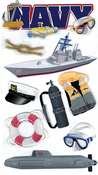 Navy Stickers - EK Success