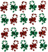 Candy Cane Repeats Stickers - Jolee's Boutique By EK Success