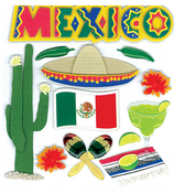 Mexico Stickers - Jolee's Boutique By EK Success