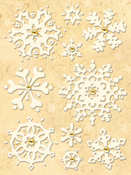 Snowflake Die-cut Stickers - Susan Winget