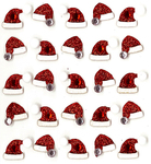 Santa Hat Repeats Stickers By Jolee's Boutique