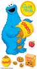 Cookie Monster Cookie Jar Stickers - EK Success