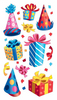 Party Hats & Birthday Presents Sticko Stickers
