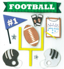 Game Day Football Stickers