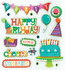 Birthday Wishes Dimensional Stickers