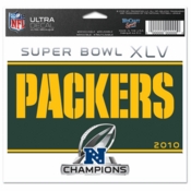 Packers Super Bowl XLV Champions Decal By Wincraft