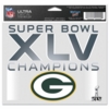 Super Bowl XLV Green Bay Packers Champions Decal