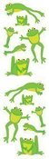 Playful Frogs Stickers