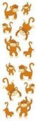 Playful Monkeys Stickers