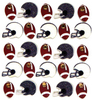 Football & Helmets Repeat Stickers By Jolee's Boutique