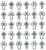 Mini Crosses Repeat Stickers By Jolee's Boutique