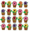 Flowers In Pots Stickers By Jolee's Boutique