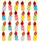Birthday Candle Repeat Stickers By Jolee's Boutique
