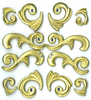 Gold Flourishes Stickers By Jolee's Boutique