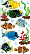 Large Tropical Fish Stickers By Jolee's Boutique