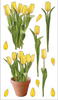 Yellow Tulips Stickers By Sticko
